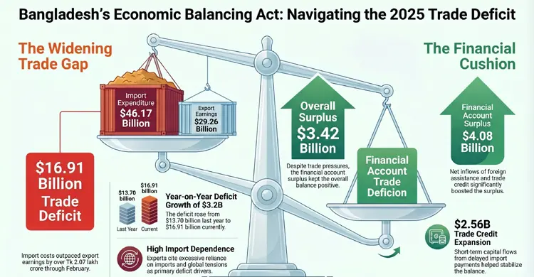 Rising imports push trade deficit to $16.91B in 8 months