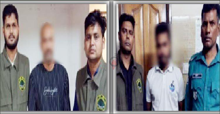 ট্রাফিক পুলিশের সঙ্গে দুর্ব্যবহার ও হুমকি, গ্রেফতার ২