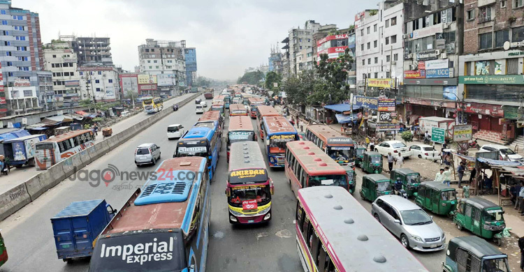 Jamaat rally triggers heavy traffic on Dhaka-Ctg highway