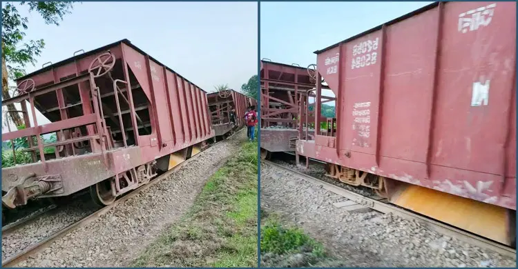 বগি লাইনচ্যুত, ঢাকা-ময়মনসিংহ ট্রেন চলাচল বন্ধ