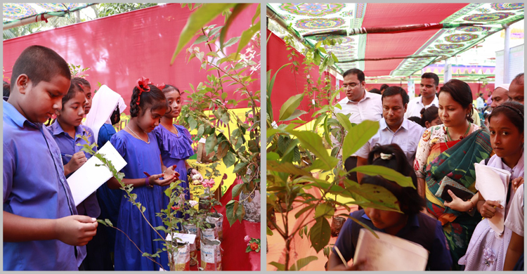 গাছের সঙ্গে পরিচিত হলো সহস্রাধিক শিশু