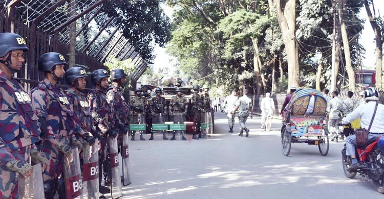 শেখ হাসিনার রায়ের পরদিনও ট্রাইব্যুনালে কঠোর নিরাপত্তা