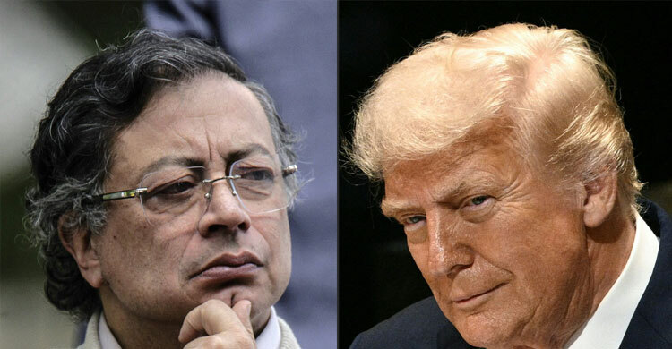 কলম্বিয়ার প্রেসিডেন্টকে ‘মাদকনেতা’ বললেন ট্রাম্প