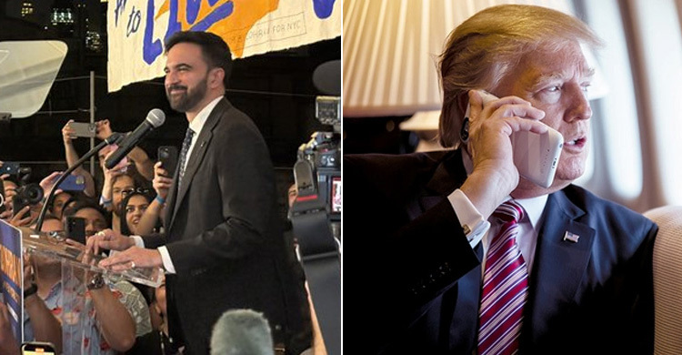 ‘ভলিউম বাড়িয়ে নেন’: বক্তব্যের শুরুতেই ট্রাম্পকে খোঁচা মামদানির