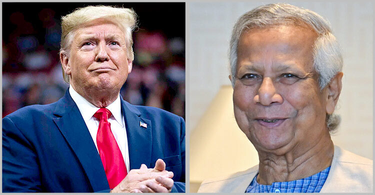 Yunus greets Trump ahead of 2nd term inauguration