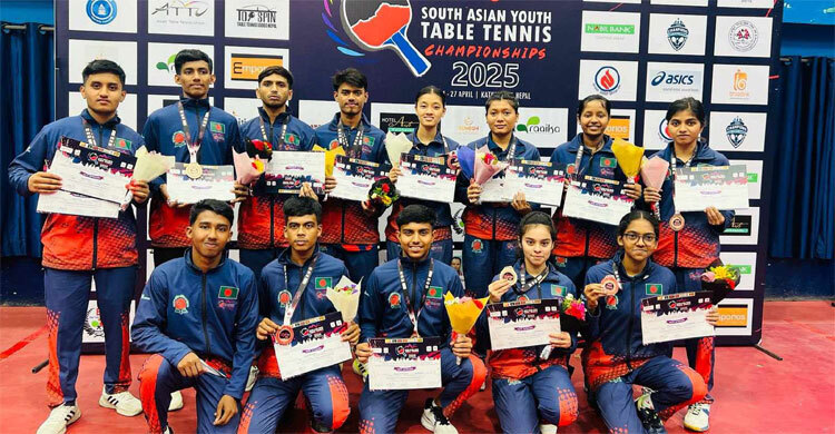 নেপালে টেবিল টেনিসে ৭ পদক বাংলাদেশের