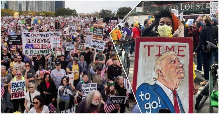 ট্রাম্পের বিরুদ্ধে আন্দোলনে হলিউড তারকাদের সমর্থন