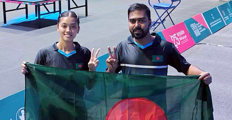 টেবিল টেনিসে ফাইনালে উঠে রৌপ্য নিশ্চিত বাংলাদেশের
