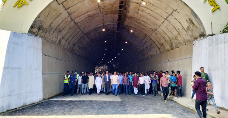 বান্দরবান টানেল পর্যটকদের দর্শনীয় স্থানে পরিণত হবে