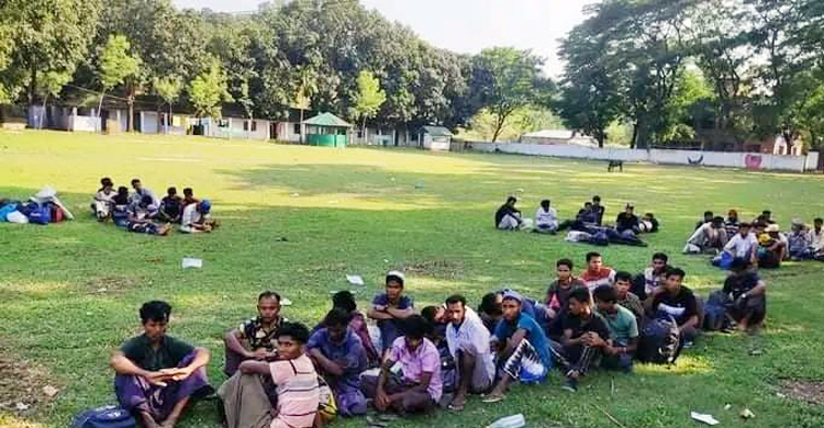 বান্দরবানে ৫১ রোহিঙ্গা আটক