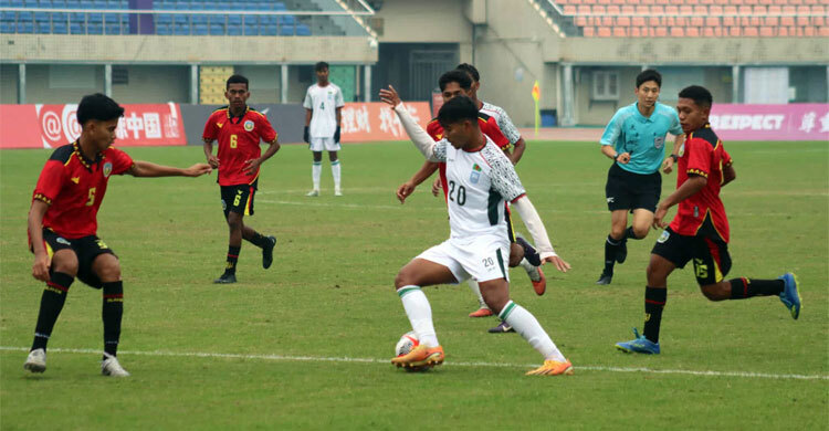 পূর্ব তিমুরের জালে ৫ গোল বাংলাদেশের