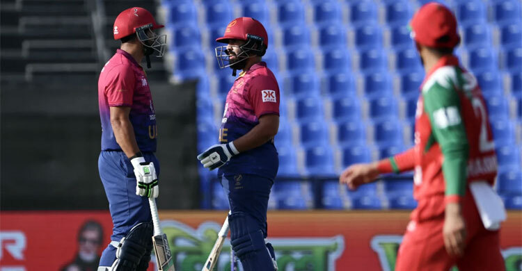 ওমানকে ১৭৩ রানের চ্যালেঞ্জিং লক্ষ্য দিলো আরব আমিরাত