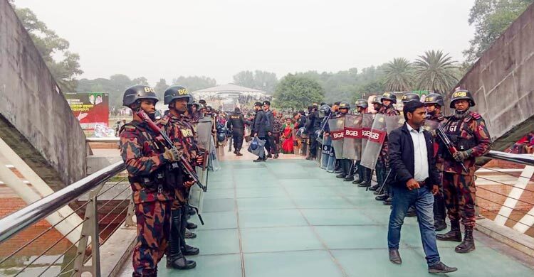 জিয়া উদ্যান ও জাতীয় স্মৃতিসৌধে বিজিবি মোতায়েন
