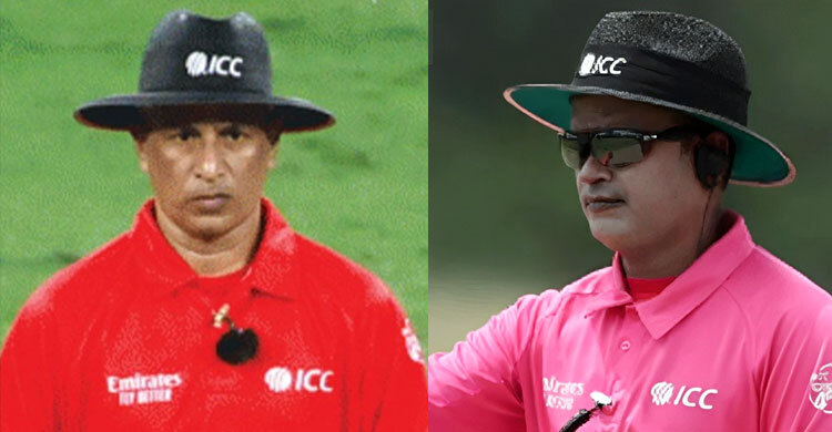 ভারত-পাকিস্তান ম্যাচ পরিচালনায় বাংলাদেশের দুই আম্পায়ার