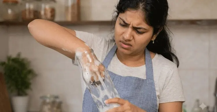 সরু মুখের কাচের বোতল যেভাবে পরিষ্কার করবেন 