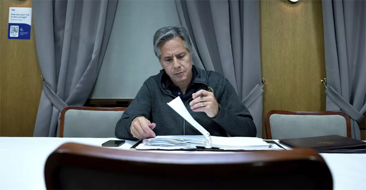 কিয়েভে পা রেখেছেন ব্লিঙ্কেন