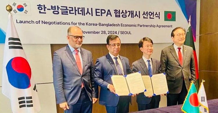 Dhaka and Seoul kicks off negotiation to sign EPA