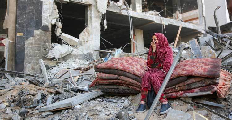 যতদূর চোখ গেছে সবকিছু ধ্বংস করা হয়েছে