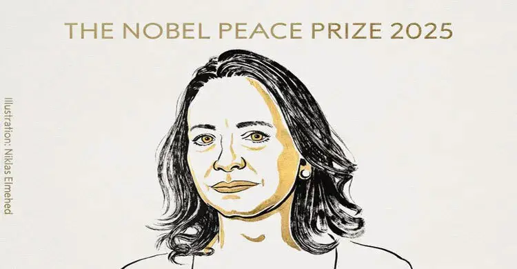 Venezuelan Maria wins 2025 Nobel Peace Prize for defying ‘dictatorship’