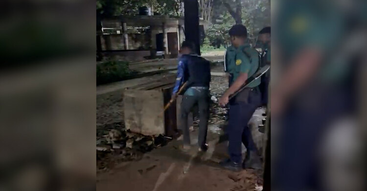 পুলিশ দেখে  পালালেন মাদক সেবীরা