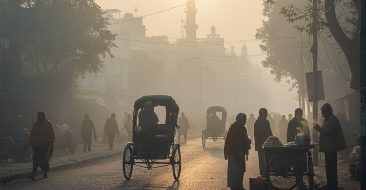 আজকের আবহাওয়া: ঢাকায় কমছে তাপমাত্রা, অনুভূত হচ্ছে শীত