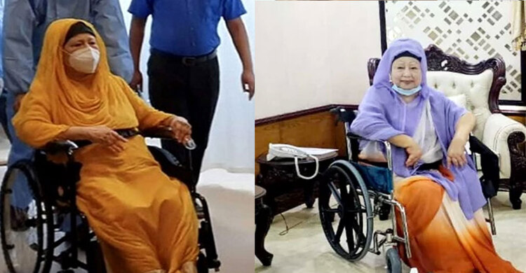 সুস্থ শরীরে খালেদা জিয়া গিয়েছিলেন কারাগারে, মুক্তির পর হুইলচেয়ারে