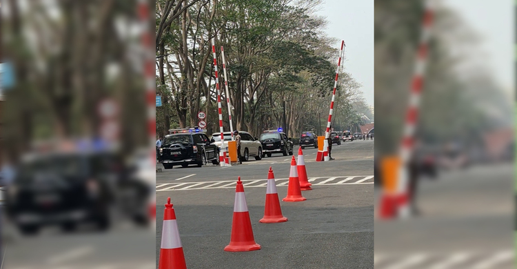 সংসদ অধিবেশনে প্রবেশ করেছেন তিন বাহিনীর প্রধান