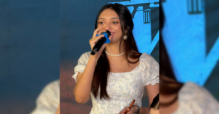 খালি গলায় গাইলেন সংগীতশিল্পী পারশা মাহজাবীন পূর্ণী