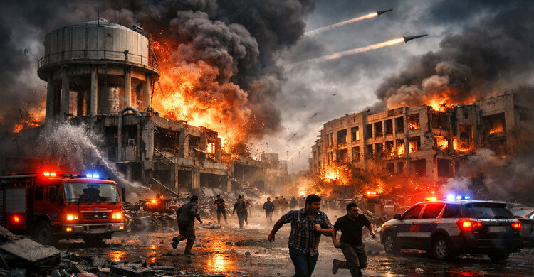 ইরানের পানি সরবরাহ কেন্দ্র এবং বিশ্ববিদ্যালয়ে হামলা