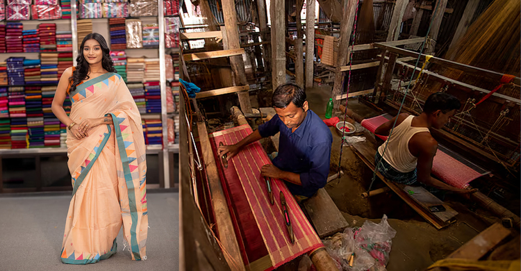 টিকে থাকার ল\ড়াইয়ে টাঙ্গাইল শাড়ির কারিগররা!