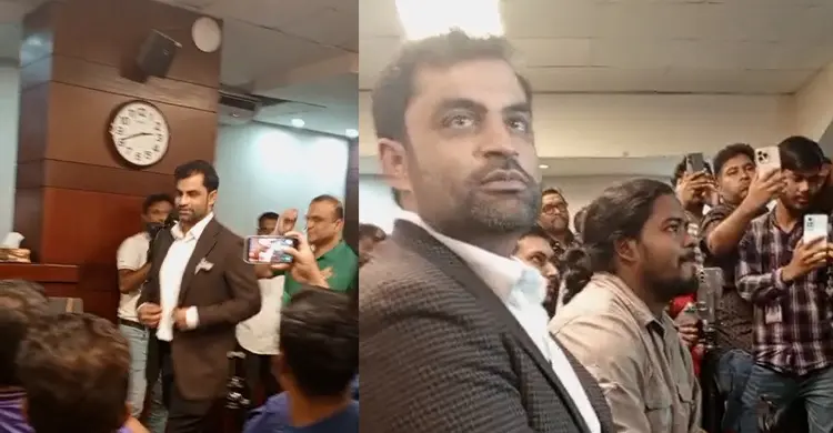 ওয়ার্ল্ড চ্যাম্পিয়নস লিজেন্ড বাংলাদেশ দলের সংবাদ সম্মেলনে তামিম ইকবাল