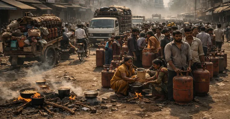জ্বালানি সংকটের চাপে শহর ছাড়ার চিন্তায় ভারতের অভিবাসীরা