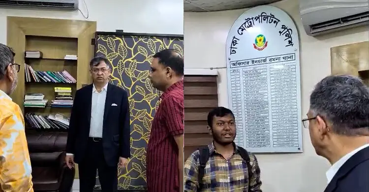 হঠাৎ থানায় হাজির স্বরাষ্ট্রমন্ত্রী,  নির্দেশ দিলেন দালালমুক্ত করার
