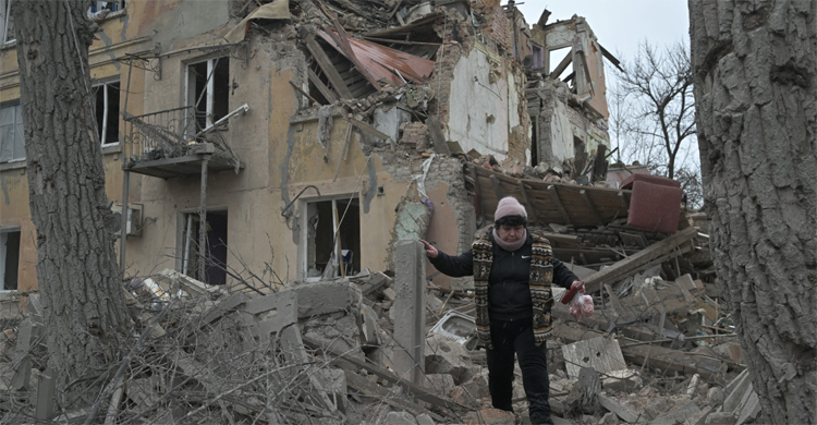 ইউক্রেনে আড়াই শতাধিক ড্রোন দিয়ে রাশিয়ার হামলা