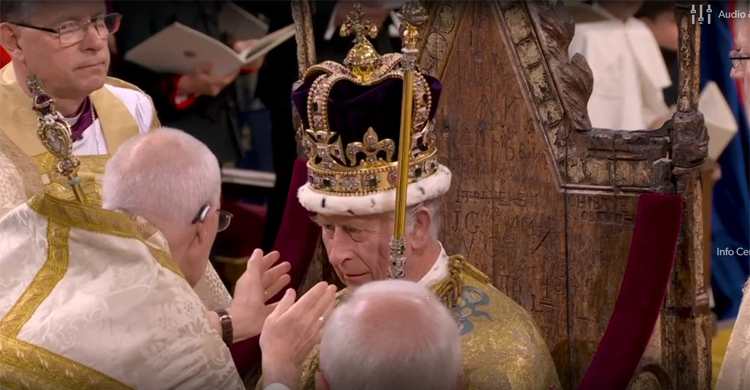 Charles III crowned king at first UK coronation in 70 years