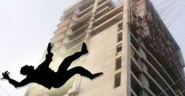 Two die falling off under-construction building