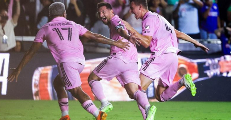 Messi scores late winner on Inter Miami debut