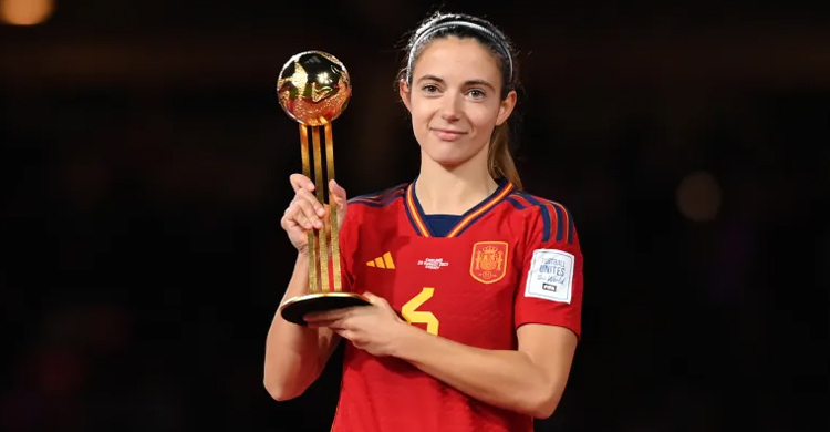 Spain’s Bonmati wins Golden Ball for player of the Women’s World Cup