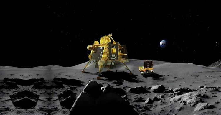 Chandrayaan-3 lands on moon in 'victory cry' of new India