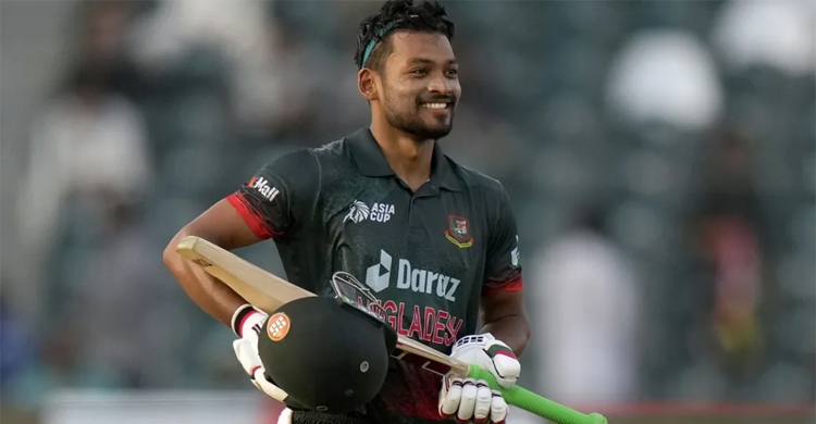 Shanto out of Asia Cup with hamstring injury