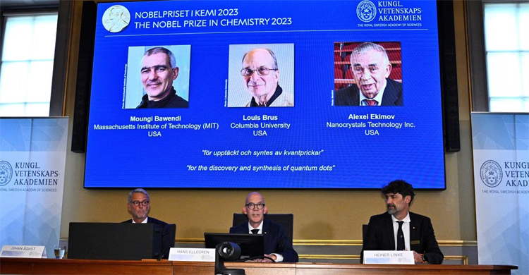 Three share Nobel prize in chemistry for quantum dots discovery