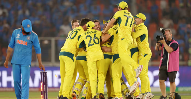 Australia stun India to win sixth World Cup