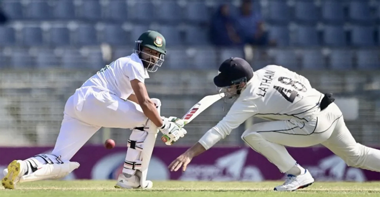 Shanto's century puts Bangladesh in driver's seat