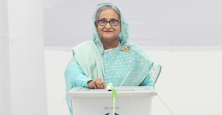 Hasina elected in Gopalganj-3
