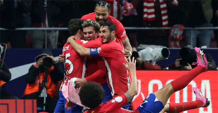 Griezmann scores as Atletico knock out rivals Real