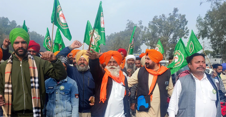 India police use tear gas on farmers demanding higher crop prices