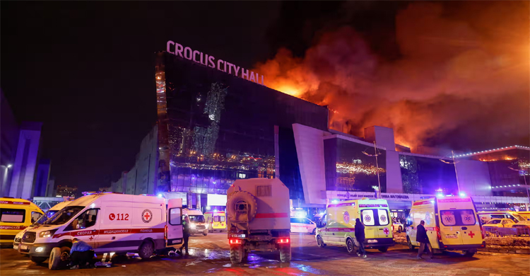 115 killed, scores wounded in Moscow concert hall attack