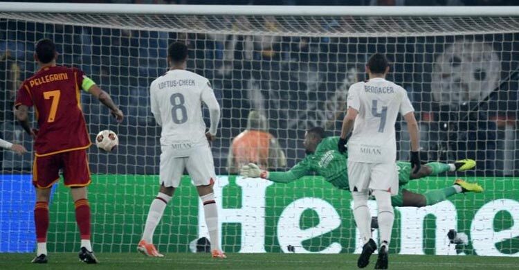 Roma see off AC Milan to reach Europa League semis
