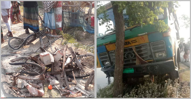 Three killed in Bagerhat road crash