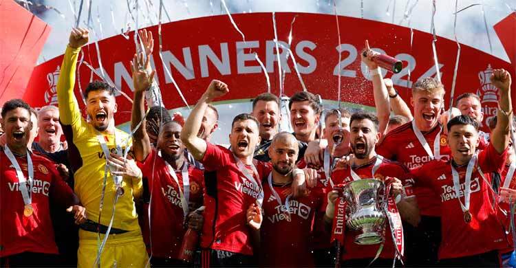 Manchester United win FA Cup after Garnacho, Mainoo stun City